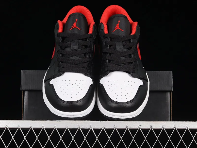 All categories Air Jordan Jordan series basketball shoes Air Jordan 1 Low G version pure original Air Jordan 1 Low "White Toe" AJ1 Joe 1 small black red toe low-top basketball shoes 553558-063
